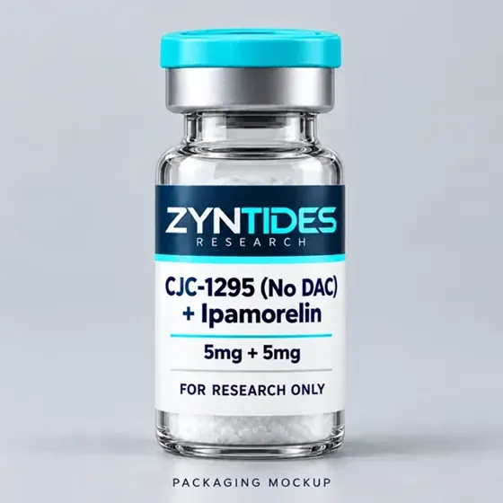 CJC-1295 (No DAC) + Ipamorelin 5mg + 5mg Zyntides product illustration